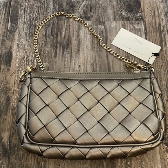 Jules Kae gold shoulder bag NWT - Picture 2 of 7